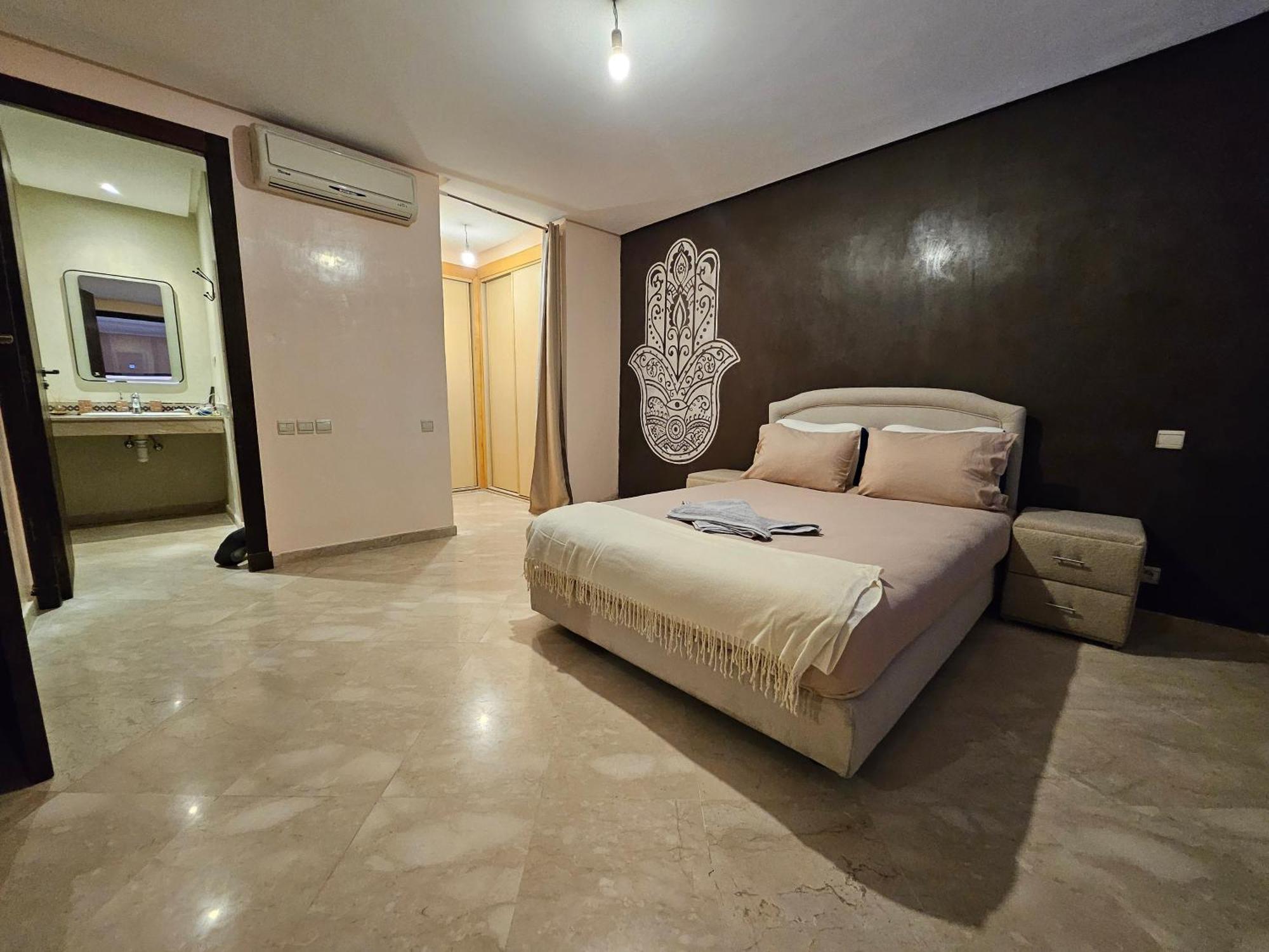 Charmant Duplex Au Coeur De Gueliz, Quartier Haut De Gamme De Marrakech Marrakesh Buitenkant foto