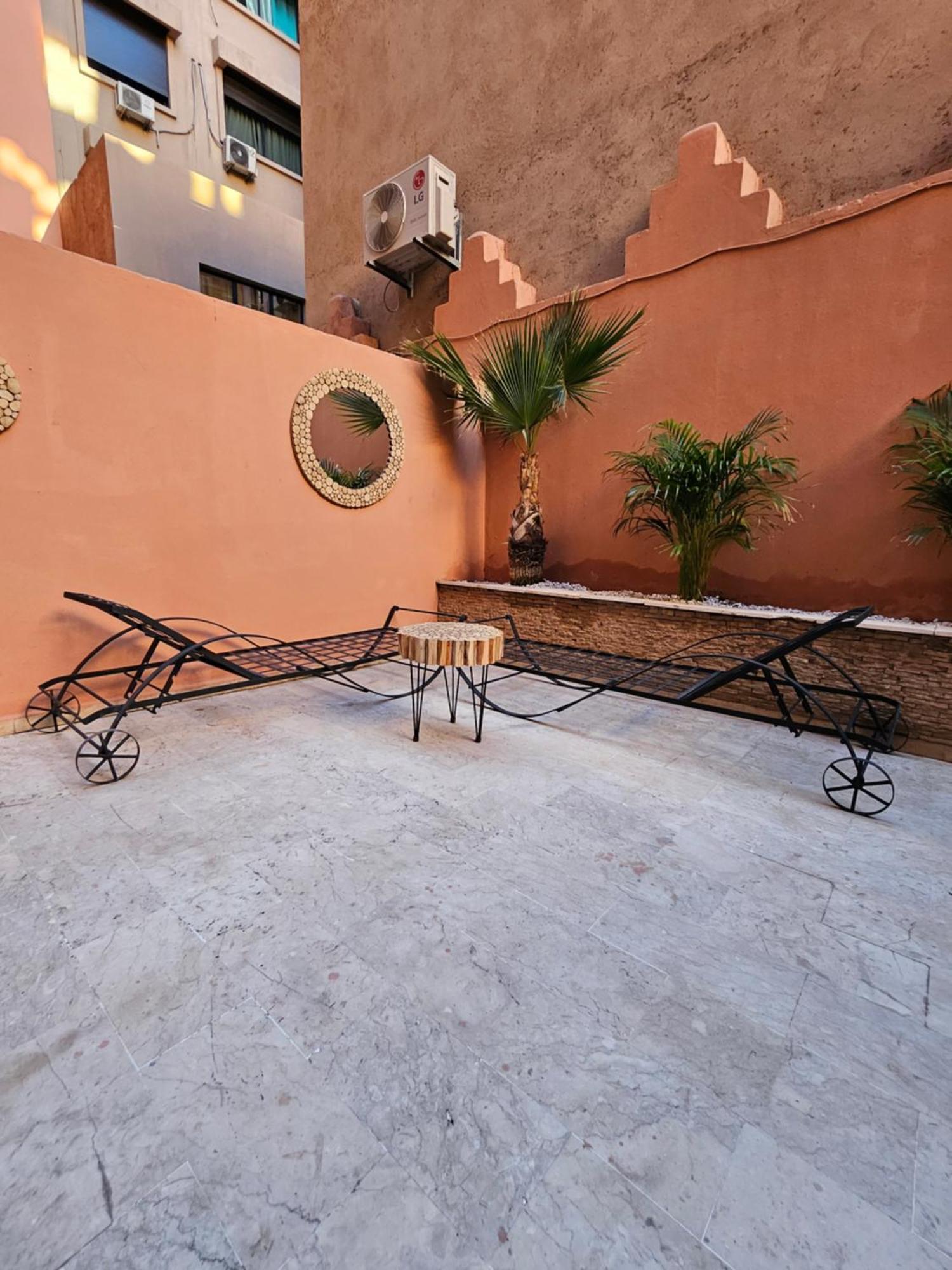 Charmant Duplex Au Coeur De Gueliz, Quartier Haut De Gamme De Marrakech Marrakesh Buitenkant foto