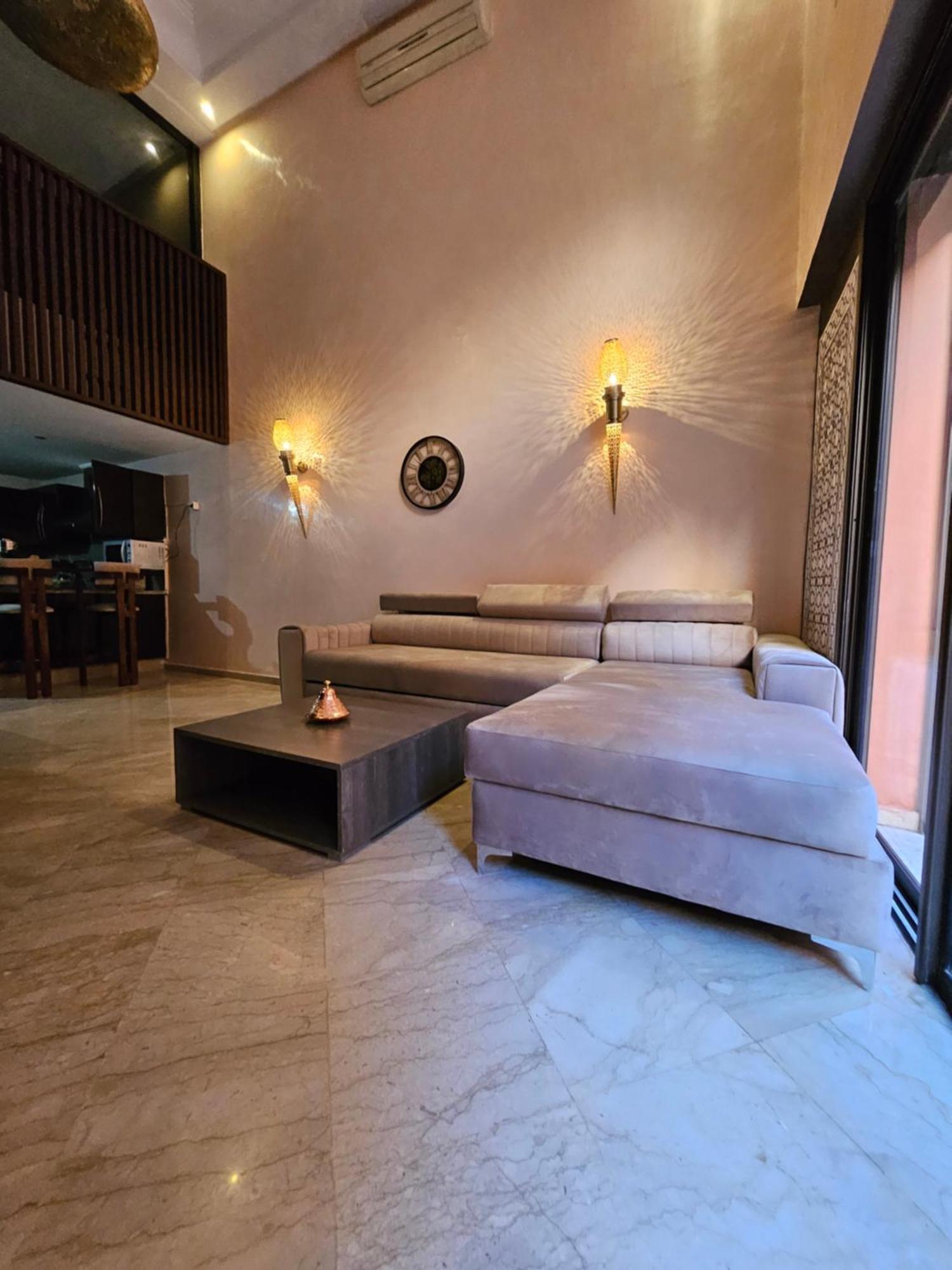 Charmant Duplex Au Coeur De Gueliz, Quartier Haut De Gamme De Marrakech Marrakesh Buitenkant foto