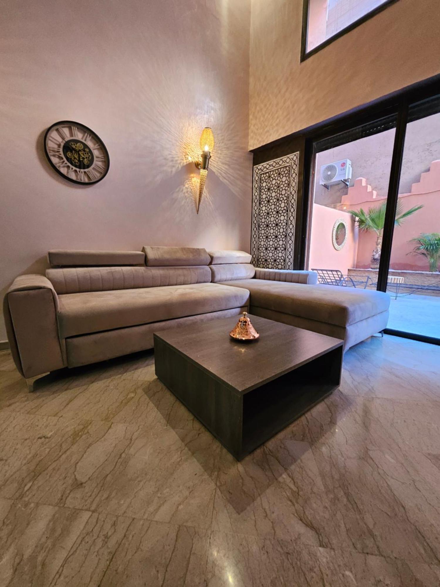 Charmant Duplex Au Coeur De Gueliz, Quartier Haut De Gamme De Marrakech Marrakesh Buitenkant foto